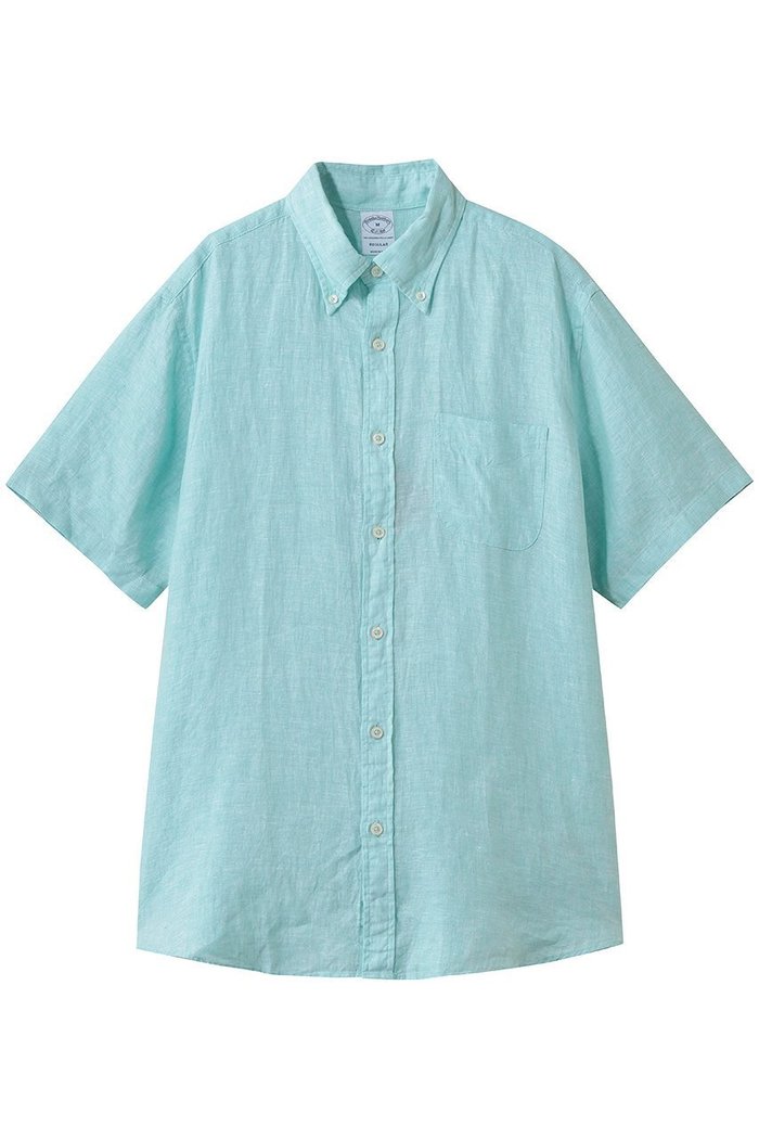 【ブルックス ブラザーズ/Brooks Brothers / MEN】の【MEN】アイリッシュリネン ショートスリーブ カジュアルシャツ Regular Fit インテリア・キッズ・メンズ・レディースファッション・服の通販 founy(ファウニー) https://founy.com/ ファッション Fashion メンズファッション Fashion for Men エレガント 上品 Elegant 吸水 Absorbent, Quick-Dry ショート Short, Short Length シンプル Simple, Minimal スタイリッシュ Stylish, Fashionable スリーブ Sleeve, Long Sleeve / Short Sleeve センター Center, Center Line ダウン Down, Puffer ネップ Nepp, Slub Yarn フィット Fit, Slim Fit プリーツ Pleats, Pleated ボックス Boxy, Box Shape ポケット Pocket, Pocket Detail 半袖 Short Sleeve, Half Sleeve リネン Linen, Linen Fabric レギュラー Regular, Standard Fit 新作・新入荷 New Arrivals / New In |ID: prp329100004992340 ipo3291000000037387789