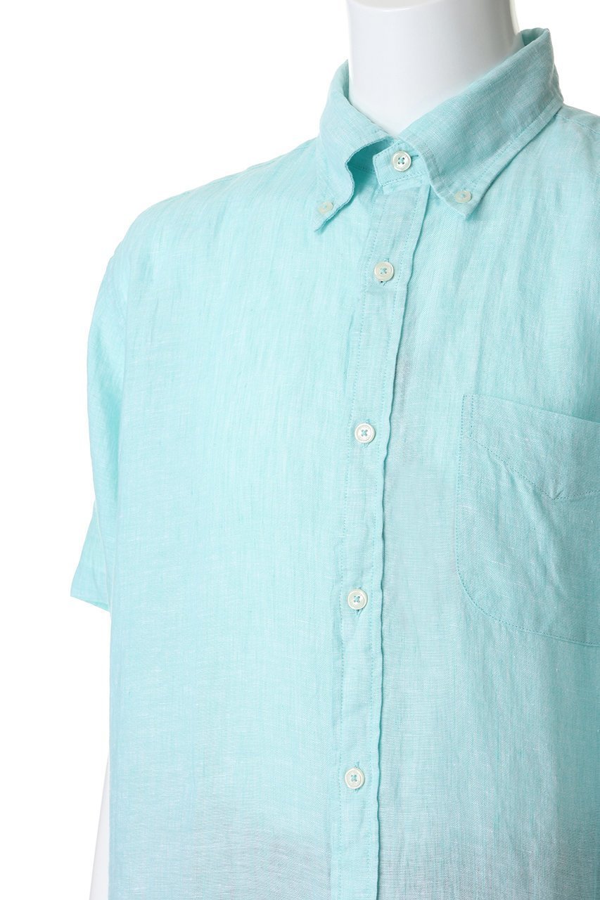 【ブルックス ブラザーズ/Brooks Brothers / MEN】の【MEN】アイリッシュリネン ショートスリーブ カジュアルシャツ Regular Fit 大人の最旬トレンドファッション＆コーディネート founy(ファウニー) 　ファッション　Fashion　メンズファッション　Fashion for Men　エレガント 上品　Elegant　吸水　Absorbent, Quick-Dry　ショート　Short, Short Length　シンプル　Simple, Minimal　スタイリッシュ　Stylish, Fashionable　スリーブ　Sleeve, Long Sleeve / Short Sleeve　センター　Center, Center Line　ダウン　Down, Puffer　ネップ　Nepp, Slub Yarn　フィット　Fit, Slim Fit　プリーツ　Pleats, Pleated　ボックス　Boxy, Box Shape　ポケット　Pocket, Pocket Detail　半袖　Short Sleeve, Half Sleeve　リネン　Linen, Linen Fabric　レギュラー　Regular, Standard Fit　新作・新入荷　New Arrivals / New In　other-5|ID: prp329100004992340 ipo3291000000037387794
