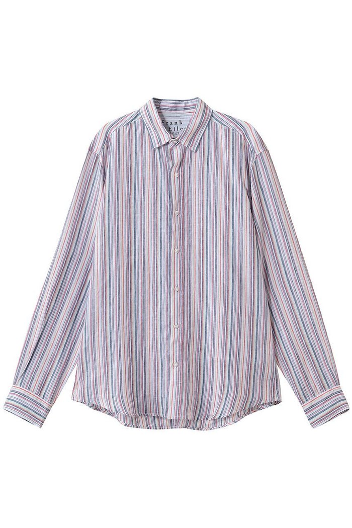 【フランク&アイリーン/Frank&Eileen / MEN】の【MEN】 FINBAR イタリアンリネン マルチカラーストライプ シャツ インテリア・キッズ・メンズ・レディースファッション・服の通販 founy(ファウニー) https://founy.com/ ファッション Fashion メンズファッション Fashion for Men ストライプ Stripe, Striped Pattern スリーブ Sleeve, Long Sleeve / Short Sleeve リネン Linen, Linen Fabric ロング Long, Long-Length 新作・新入荷 New Arrivals / New In |ID: prp329100004992343 ipo3291000000037387809