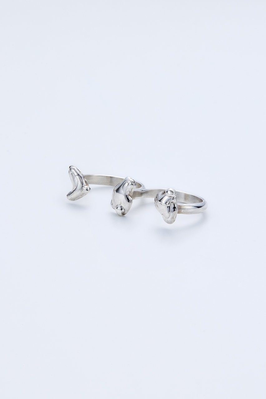 【メゾンドパルス/MAISON DPULSE】のpond double リング 大人の最旬トレンドファッション＆コーディネート founy(ファウニー) 　ファッション　Fashion　レディースファッション　Fashion for Women　シンプル　Simple, Minimal　フォルム　Silhouette, Form　モチーフ　Motif, Design Theme　新作・新入荷　New Arrivals / New In　other-2|ID: prp329100004992947 ipo3291000000037394593
