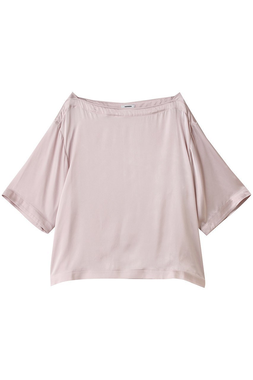 【アンビラン/unbilanc】のジョーダンブラウスT インテリア・キッズ・メンズ・レディースファッション・服の通販 founy(ファウニー) 　ファッション　Fashion　レディースファッション　Fashion for Women　トップス・カットソー　Cut & Sew Tops　シャツ・ブラウス・オフィスカジュアル　Elegant Blouses & Button-Ups　おすすめ　Recommended / Our Picks　なめらか　Smooth, Silky Texture　サテン　Satin, Glossy Fabric　ショート　Short, Short Length　シルク　Silk, 100% Silk　シンプル　Simple, Minimal　スリーブ　Sleeve, Long Sleeve / Short Sleeve　セットアップ　Set-Up, Coordinated Outfit　ドレープ　Drape, Draping Fabric　リュクス　Luxury, Elegant, High-End, Chic　新作・新入荷　New Arrivals / New In　ピンク|ID: prp329100004992960 ipo3291000000037394662