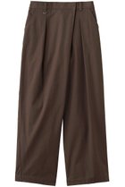 【マノフ/MANOF】のWRAP WIDE PANTS BROWN|ID: prp329100004992974 ipo3291000000037394766