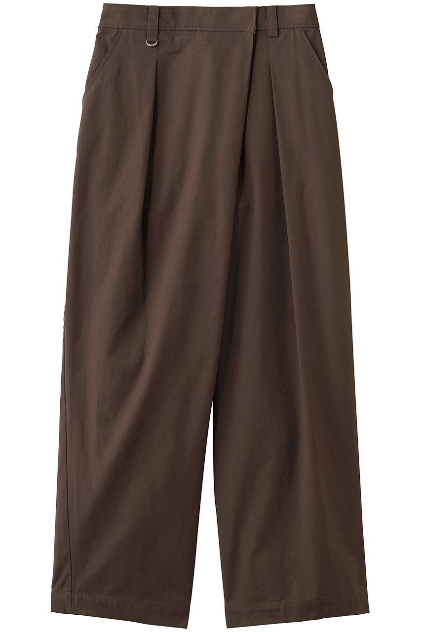 【マノフ/MANOF】のWRAP WIDE PANTS インテリア・キッズ・メンズ・レディースファッション・服の通販 founy(ファウニー) 　ファッション　Fashion　レディースファッション　Fashion for Women　パンツ　Pants & Trousers　おすすめ　Recommended / Our Picks　アシンメトリー　Asymmetrical Style　クロップド　Cropped, Short Length　シンプル　Simple, Minimal　フィット　Fit, Slim Fit　ラップ　Wrap, Wrap Design　ワイド　Wide, Wide Fit　エレガント 上品　Elegant　夏　Summer　新作・新入荷　New Arrivals / New In　BROWN|ID: prp329100004992974 ipo3291000000037394766