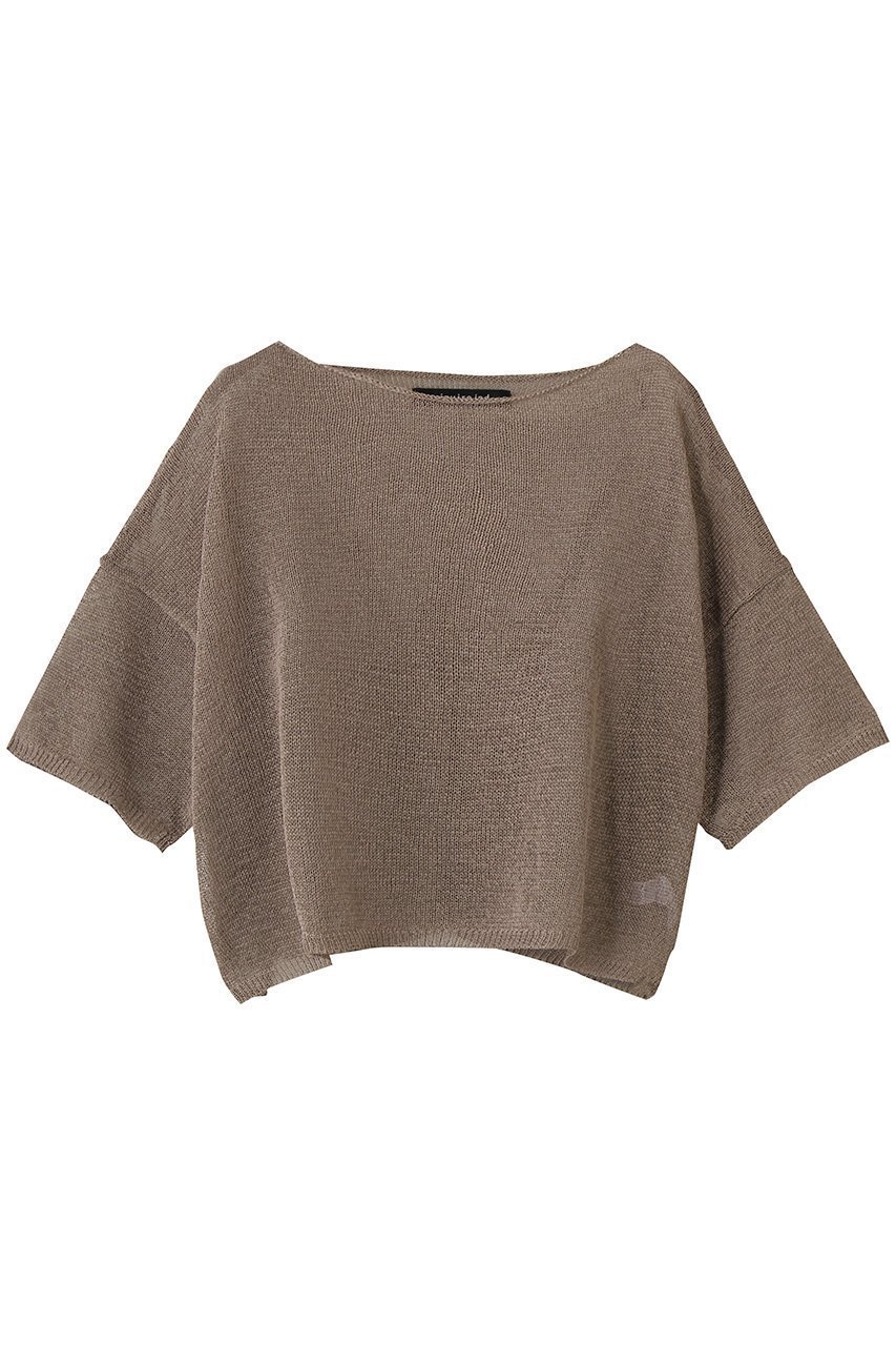 【ミズイロ インド/mizuiro ind】のcrew neck wide P/O プルオーバー インテリア・キッズ・メンズ・レディースファッション・服の通販 founy(ファウニー) 　ファッション　Fashion　レディースファッション　Fashion for Women　トップス・カットソー　Cut & Sew Tops　シャツ・ブラウス・オフィスカジュアル　Elegant Blouses & Button-Ups　カジュアルプルオーバー・ニットトップス　Pullovers & Knit Tops / Casual Pullovers　シアー　Sheer, See-Through　ショート　Short, Short Length　シンプル　Simple, Minimal　スリーブ　Sleeve, Long Sleeve / Short Sleeve　バランス　Balance, Style Balance　フォルム　Silhouette, Form　ワイド　Wide, Wide Fit　新作・新入荷　New Arrivals / New In　beige|ID: prp329100004993001 ipo3291000000037394965