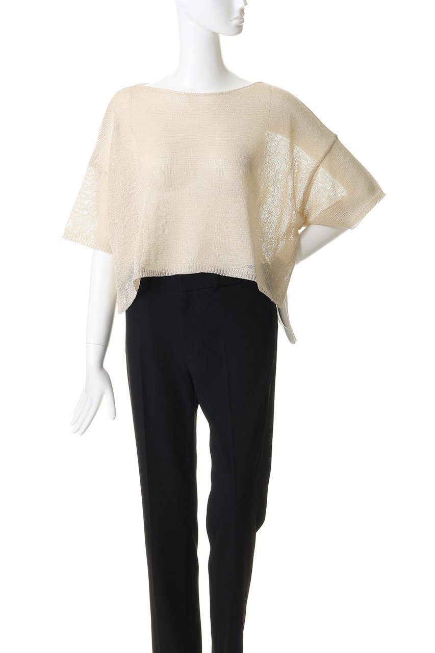 【ミズイロ インド/mizuiro ind】のcrew neck wide P/O プルオーバー 大人の最旬トレンドファッション＆コーディネート founy(ファウニー) 　ファッション　Fashion　レディースファッション　Fashion for Women　トップス・カットソー　Cut & Sew Tops　シャツ・ブラウス・オフィスカジュアル　Elegant Blouses & Button-Ups　カジュアルプルオーバー・ニットトップス　Pullovers & Knit Tops / Casual Pullovers　シアー　Sheer, See-Through　ショート　Short, Short Length　シンプル　Simple, Minimal　スリーブ　Sleeve, Long Sleeve / Short Sleeve　バランス　Balance, Style Balance　フォルム　Silhouette, Form　ワイド　Wide, Wide Fit　新作・新入荷　New Arrivals / New In　other-2|ID: prp329100004993001 ipo3291000000037394967
