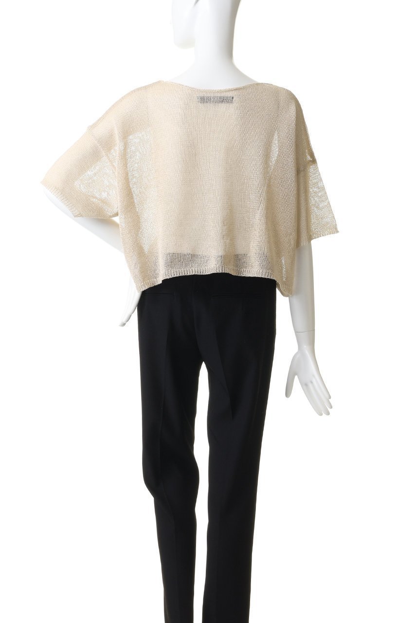 【ミズイロ インド/mizuiro ind】のcrew neck wide P/O プルオーバー 大人の最旬トレンドファッション＆コーディネート founy(ファウニー) 　ファッション　Fashion　レディースファッション　Fashion for Women　トップス・カットソー　Cut & Sew Tops　シャツ・ブラウス・オフィスカジュアル　Elegant Blouses & Button-Ups　カジュアルプルオーバー・ニットトップス　Pullovers & Knit Tops / Casual Pullovers　シアー　Sheer, See-Through　ショート　Short, Short Length　シンプル　Simple, Minimal　スリーブ　Sleeve, Long Sleeve / Short Sleeve　バランス　Balance, Style Balance　フォルム　Silhouette, Form　ワイド　Wide, Wide Fit　新作・新入荷　New Arrivals / New In　other-4|ID: prp329100004993001 ipo3291000000037394969