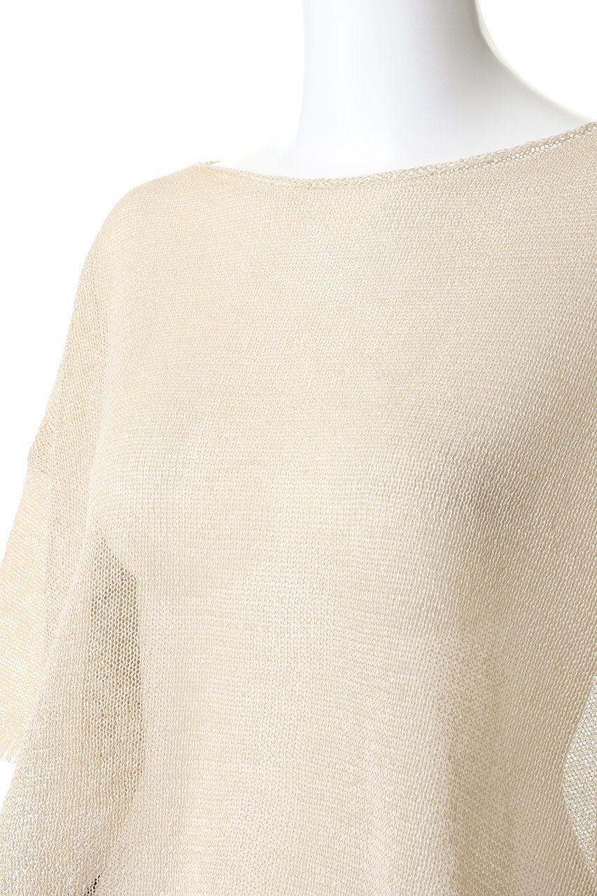 【ミズイロ インド/mizuiro ind】のcrew neck wide P/O プルオーバー 大人の最旬トレンドファッション＆コーディネート founy(ファウニー) 　ファッション　Fashion　レディースファッション　Fashion for Women　トップス・カットソー　Cut & Sew Tops　シャツ・ブラウス・オフィスカジュアル　Elegant Blouses & Button-Ups　カジュアルプルオーバー・ニットトップス　Pullovers & Knit Tops / Casual Pullovers　シアー　Sheer, See-Through　ショート　Short, Short Length　シンプル　Simple, Minimal　スリーブ　Sleeve, Long Sleeve / Short Sleeve　バランス　Balance, Style Balance　フォルム　Silhouette, Form　ワイド　Wide, Wide Fit　新作・新入荷　New Arrivals / New In　other-5|ID: prp329100004993001 ipo3291000000037394970