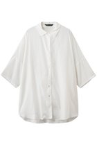 【ミズイロ インド/mizuiro ind】のhalf slv wide shirt シャツ off white|ID: prp329100004993004 ipo3291000000037394985