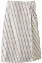 【ミズイロ インド/mizuiro ind】のstripe asymmetry drape SK スカート 大人の最旬トレンドファッション＆コーディネート founy(ファウニー) ファッション Fashion レディースファッション Fashion for Women スカート Skirts ロングスカート Long Skirts / Maxi & Midi Skirts アシンメトリー Asymmetrical Style シンプル Simple, Minimal ストライプ Stripe, Striped Pattern ロング Long, Long-Length エレガント 上品 Elegant 新作・新入荷 New Arrivals / New In thumbnail ivoryA|ID: prp329100004993017 ipo3291000000037395101
