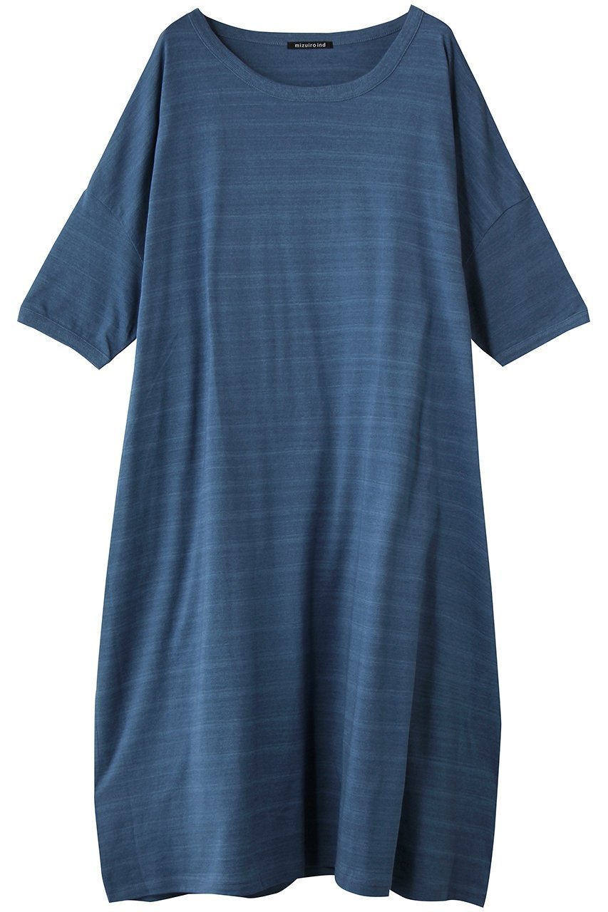 【ミズイロ インド/mizuiro ind】のcrew neck wide OP ワンピース 大人の最旬トレンドファッション＆コーディネート founy(ファウニー) 　ファッション　Fashion　レディースファッション　Fashion for Women　ワンピース　Dresses　チュニック　Tunic Tops & Dresses　インディゴ　Indigo Denim　チュニック　Tunic, Long Top　ビッグ　Big, Oversized　フォルム　Silhouette, Form　リラックス　Relax, Relaxed Fit　ロング　Long, Long-Length　ワイド　Wide, Wide Fit　新作・新入荷　New Arrivals / New In　 other-1|ID: prp329100004993021 ipo3291000000037395124
