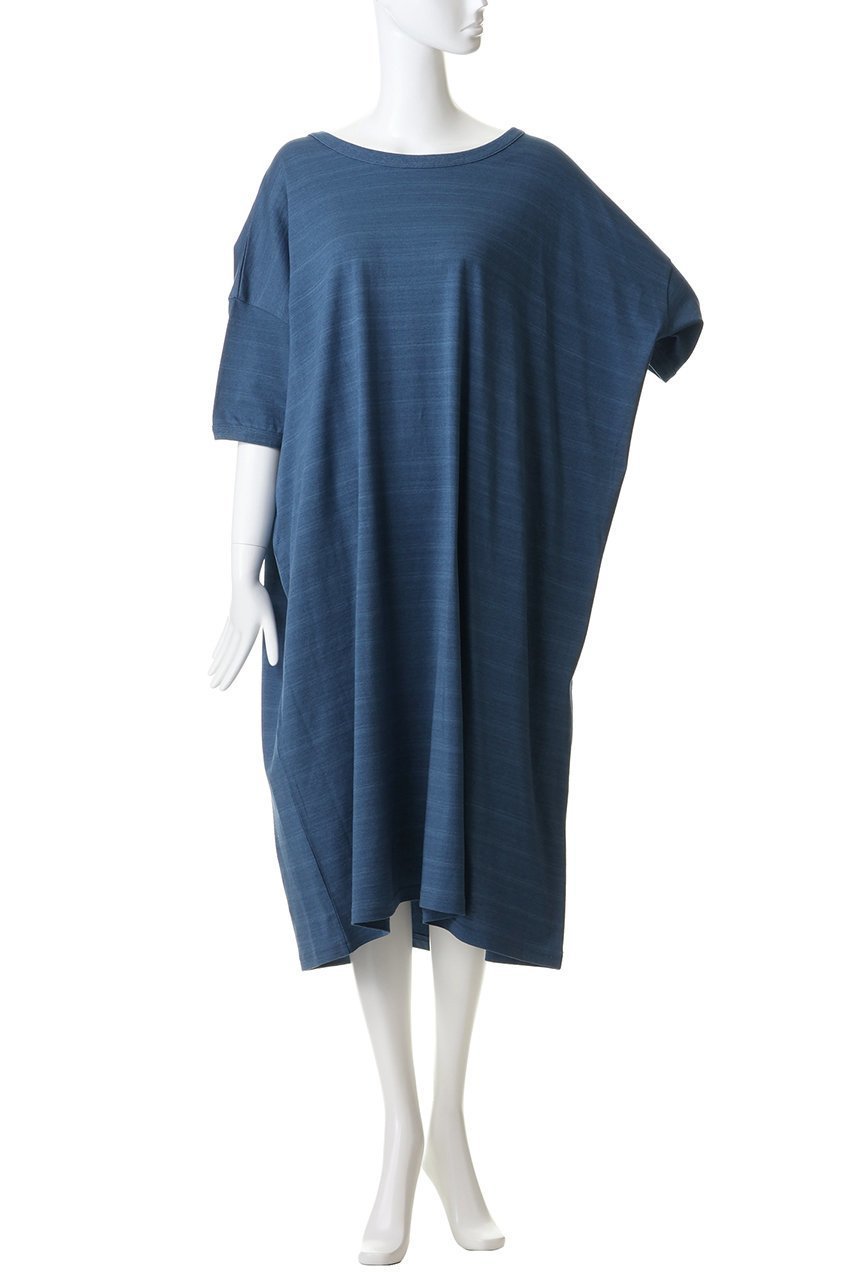 【ミズイロ インド/mizuiro ind】のcrew neck wide OP ワンピース 大人の最旬トレンドファッション＆コーディネート founy(ファウニー) 　ファッション　Fashion　レディースファッション　Fashion for Women　ワンピース　Dresses　チュニック　Tunic Tops & Dresses　インディゴ　Indigo Denim　チュニック　Tunic, Long Top　ビッグ　Big, Oversized　フォルム　Silhouette, Form　リラックス　Relax, Relaxed Fit　ロング　Long, Long-Length　ワイド　Wide, Wide Fit　新作・新入荷　New Arrivals / New In　other-2|ID: prp329100004993021 ipo3291000000037395127