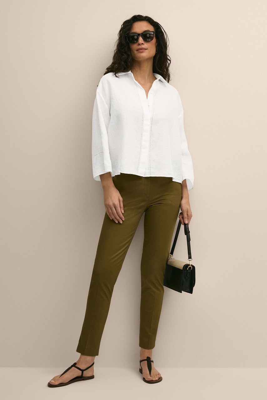 【ブルックス ブラザーズ/Brooks Brothers】のアイリッシュリネン リラックスフィット ワイドスリーブ クロップドシャツ 大人の最旬トレンドファッション＆コーディネート founy(ファウニー) 　ファッション　Fashion　レディースファッション　Fashion for Women　トップス・カットソー　Cut & Sew Tops　シャツ・ブラウス・オフィスカジュアル　Elegant Blouses & Button-Ups　吸水　Absorbent, Quick-Dry　ショルダー　Shoulder, Shoulder Strap　スリーブ　Sleeve, Long Sleeve / Short Sleeve　ドロップ　Drop Shoulder, Dropped Style　ネップ　Nepp, Slub Yarn　ビーチ　Beach, Seaside　フィット　Fit, Slim Fit　フロント　Front, Front Design　水着　Swimsuit, Swimwear　リネン　Linen, Linen Fabric　リラックス　Relax, Relaxed Fit　ロング　Long, Long-Length　ワイド　Wide, Wide Fit　夏　Summer　新作・新入荷　New Arrivals / New In　other-6|ID: prp329100004993027 ipo3291000000037395173