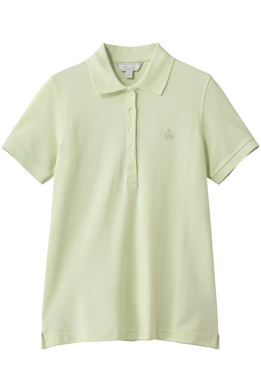 【ブルックス ブラザーズ/Brooks Brothers】のスーピマコットン ストレッチピケ GFロゴ シーズナルカラー ポロシャツ インテリア・キッズ・メンズ・レディースファッション・服の通販 founy(ファウニー) 　ファッション　Fashion　レディースファッション　Fashion for Women　トップス・カットソー　Cut & Sew Tops　シャツ・ブラウス・オフィスカジュアル　Elegant Blouses & Button-Ups　ロングTシャツ・Tシャツ　Longline T-Shirts & Tees　ポロシャツ・きれいめカジュアル　Smart-Casual Polo Tops　カットソー・ベーシックTシャツ　Cut-and-Sewn Tops / Stretch Tees & Basics　なめらか　Smooth, Silky Texture　ショート　Short, Short Length　ストレッチ　Stretch, Stretchy Fabric　スリーブ　Sleeve, Long Sleeve / Short Sleeve　ポロシャツ　Polo Shirt, Collared Tee　半袖　Short Sleeve, Half Sleeve　夏　Summer　定番　Standard, Basic Item　新作・新入荷　New Arrivals / New In　ライム|ID: prp329100004993029 ipo3291000000037395178