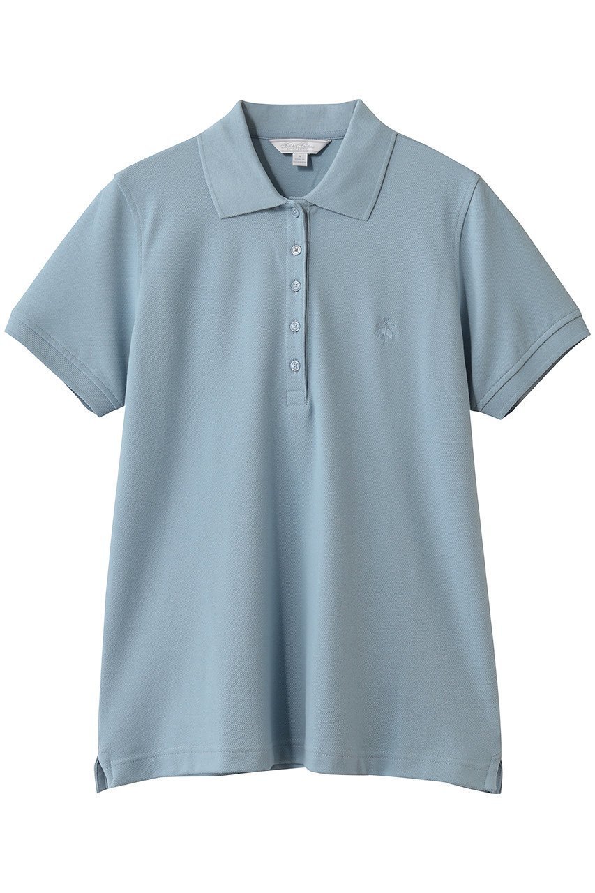【ブルックス ブラザーズ/Brooks Brothers】のスーピマコットン ストレッチピケ GFロゴ シーズナルカラー ポロシャツ インテリア・キッズ・メンズ・レディースファッション・服の通販 founy(ファウニー) 　ファッション　Fashion　レディースファッション　Fashion for Women　トップス・カットソー　Cut & Sew Tops　シャツ・ブラウス・オフィスカジュアル　Elegant Blouses & Button-Ups　ロングTシャツ・Tシャツ　Longline T-Shirts & Tees　ポロシャツ・きれいめカジュアル　Smart-Casual Polo Tops　カットソー・ベーシックTシャツ　Cut-and-Sewn Tops / Stretch Tees & Basics　なめらか　Smooth, Silky Texture　ショート　Short, Short Length　ストレッチ　Stretch, Stretchy Fabric　スリーブ　Sleeve, Long Sleeve / Short Sleeve　ポロシャツ　Polo Shirt, Collared Tee　半袖　Short Sleeve, Half Sleeve　夏　Summer　定番　Standard, Basic Item　新作・新入荷　New Arrivals / New In　ブルー|ID: prp329100004993029 ipo3291000000037395180