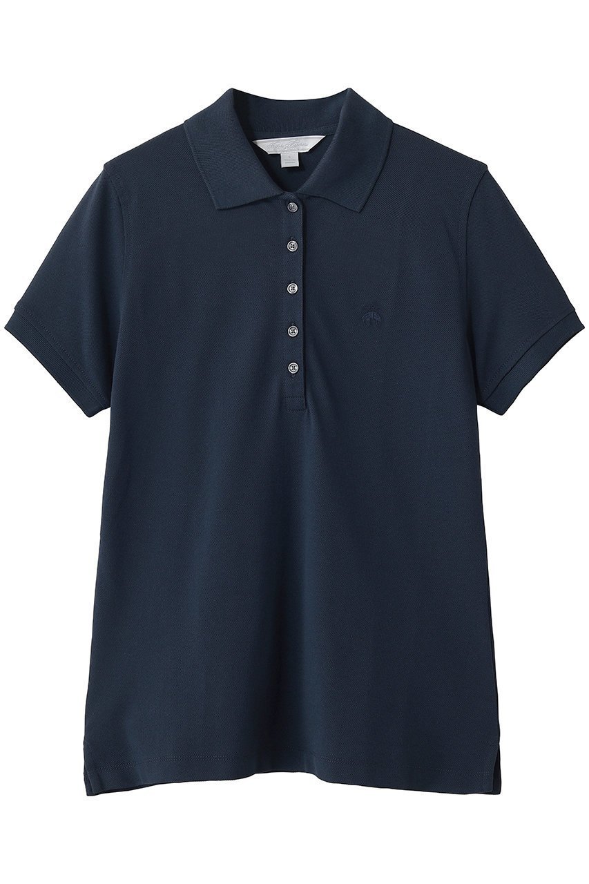 【ブルックス ブラザーズ/Brooks Brothers】のGF スーピマコットン ストレッチピケ ポロシャツ インテリア・キッズ・メンズ・レディースファッション・服の通販 founy(ファウニー) 　ファッション　Fashion　レディースファッション　Fashion for Women　トップス・カットソー　Cut & Sew Tops　シャツ・ブラウス・オフィスカジュアル　Elegant Blouses & Button-Ups　ロングTシャツ・Tシャツ　Longline T-Shirts & Tees　ポロシャツ・きれいめカジュアル　Smart-Casual Polo Tops　カットソー・ベーシックTシャツ　Cut-and-Sewn Tops / Stretch Tees & Basics　ショート　Short, Short Length　ストレッチ　Stretch, Stretchy Fabric　スリーブ　Sleeve, Long Sleeve / Short Sleeve　ベーシック　Basic, Essential　ポロシャツ　Polo Shirt, Collared Tee　エレガント 上品　Elegant　半袖　Short Sleeve, Half Sleeve　夏　Summer　新作・新入荷　New Arrivals / New In　春　Spring　S/S・春夏　SS, Spring/Summer, Warm Season　ネイビー|ID: prp329100004993039 ipo3291000000037395250