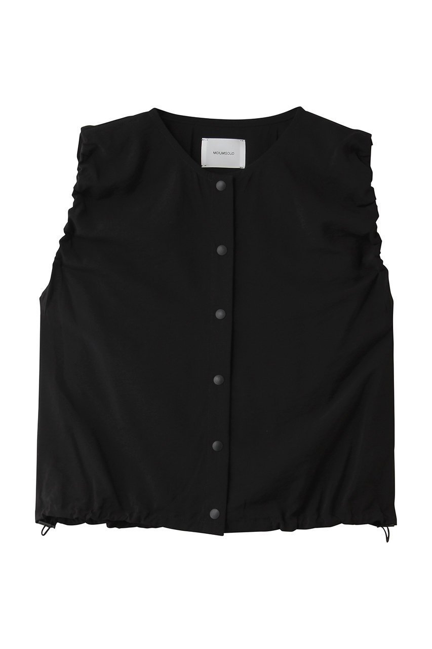 【ミディウミソリッド/MIDIUMISOLID】のpoplin volume vest ベスト 大人の最旬トレンドファッション＆コーディネート founy(ファウニー) 　ファッション　Fashion　レディースファッション　Fashion for Women　トップス・カットソー　Cut & Sew Tops　ニット　Knit Tops & Sweaters　ベスト&ジレ / 重ね着スタイル　Vests & Gilets　カジュアルプルオーバー・ニットトップス　Pullovers & Knit Tops / Casual Pullovers　おすすめ　Recommended / Our Picks　とろみ　Fluid, Flowy Fabric　ギャザー　Gathered, Ruffled　ショート　Short, Short Length　ドローストリング　Drawstring, Pull Cord　バランス　Balance, Style Balance　ブラウジング　Blouson Silhouette, Cinched Waist　ベスト　Vest, Waistcoat　新作・新入荷　New Arrivals / New In　 other-1|ID: prp329100004993043 ipo3291000000037395289