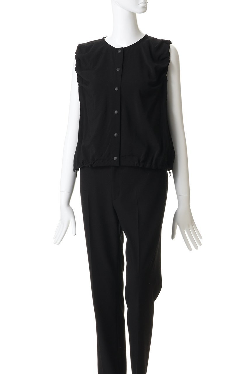 【ミディウミソリッド/MIDIUMISOLID】のpoplin volume vest ベスト 大人の最旬トレンドファッション＆コーディネート founy(ファウニー) 　ファッション　Fashion　レディースファッション　Fashion for Women　トップス・カットソー　Cut & Sew Tops　ニット　Knit Tops & Sweaters　ベスト&ジレ / 重ね着スタイル　Vests & Gilets　カジュアルプルオーバー・ニットトップス　Pullovers & Knit Tops / Casual Pullovers　おすすめ　Recommended / Our Picks　とろみ　Fluid, Flowy Fabric　ギャザー　Gathered, Ruffled　ショート　Short, Short Length　ドローストリング　Drawstring, Pull Cord　バランス　Balance, Style Balance　ブラウジング　Blouson Silhouette, Cinched Waist　ベスト　Vest, Waistcoat　新作・新入荷　New Arrivals / New In　other-2|ID: prp329100004993043 ipo3291000000037395291
