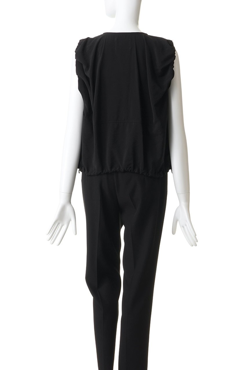 【ミディウミソリッド/MIDIUMISOLID】のpoplin volume vest ベスト 大人の最旬トレンドファッション＆コーディネート founy(ファウニー) 　ファッション　Fashion　レディースファッション　Fashion for Women　トップス・カットソー　Cut & Sew Tops　ニット　Knit Tops & Sweaters　ベスト&ジレ / 重ね着スタイル　Vests & Gilets　カジュアルプルオーバー・ニットトップス　Pullovers & Knit Tops / Casual Pullovers　おすすめ　Recommended / Our Picks　とろみ　Fluid, Flowy Fabric　ギャザー　Gathered, Ruffled　ショート　Short, Short Length　ドローストリング　Drawstring, Pull Cord　バランス　Balance, Style Balance　ブラウジング　Blouson Silhouette, Cinched Waist　ベスト　Vest, Waistcoat　新作・新入荷　New Arrivals / New In　other-4|ID: prp329100004993043 ipo3291000000037395293