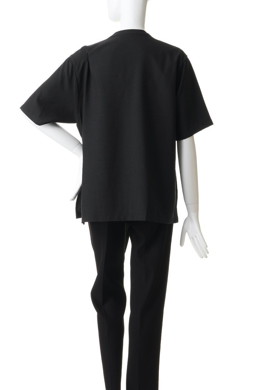 【ミディウミソリッド/MIDIUMISOLID】のno collar drawstring shirt シャツ 大人の最旬トレンドファッション＆コーディネート founy(ファウニー) 　ファッション　Fashion　レディースファッション　Fashion for Women　トップス・カットソー　Cut & Sew Tops　シャツ・ブラウス・オフィスカジュアル　Elegant Blouses & Button-Ups　ショート　Short, Short Length　スリーブ　Sleeve, Long Sleeve / Short Sleeve　ドローストリング　Drawstring, Pull Cord　エレガント 上品　Elegant　新作・新入荷　New Arrivals / New In　other-4|ID: prp329100004993044 ipo3291000000037395304