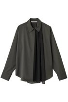 【ミディウミソリッド/MIDIUMISOLID】のsheer layered shirt シャツ 大人の最旬トレンドファッション＆コーディネート founy(ファウニー) ファッション Fashion レディースファッション Fashion for Women トップス・カットソー Cut & Sew Tops シャツ・ブラウス・オフィスカジュアル Elegant Blouses & Button-Ups アシンメトリー Asymmetrical Style インナー Innerwear シアー Sheer, See-Through シンプル Simple, Minimal スリーブ Sleeve, Long Sleeve / Short Sleeve パーティ Party, Party Style ロング Long, Long-Length 新作・新入荷 New Arrivals / New In thumbnail c.gray|ID: prp329100004993047 ipo3291000000037395326