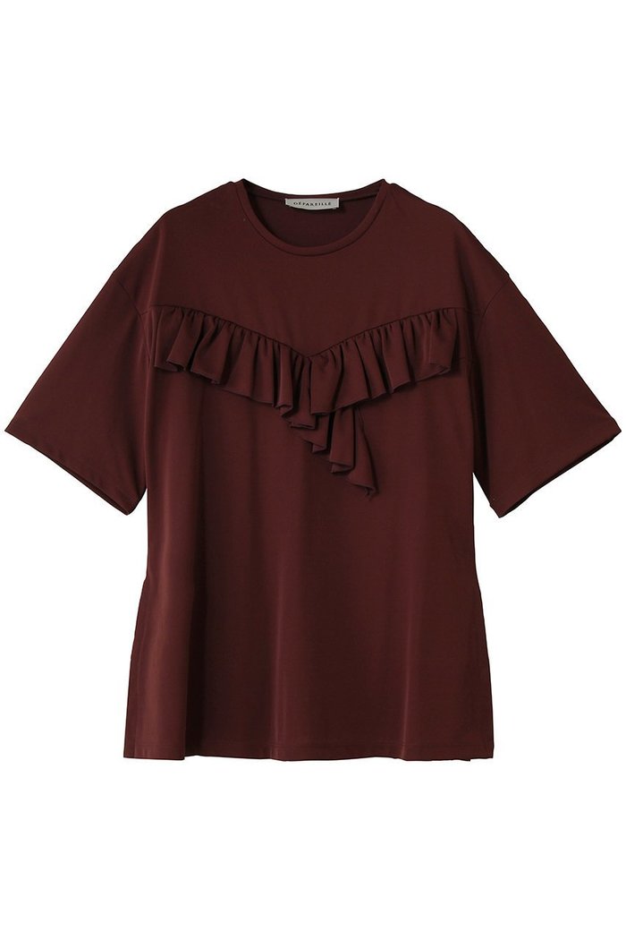 【デパリエ/DEPAREILLE】のトリアセテートジャージーラッフルトップス インテリア・キッズ・メンズ・レディースファッション・服の通販 founy(ファウニー) https://founy.com/ ファッション Fashion レディースファッション Fashion for Women トップス・カットソー Cut & Sew Tops シャツ・ブラウス・オフィスカジュアル Elegant Blouses & Button-Ups ショート Short, Short Length スラックス Slacks, Dress Pants スリーブ Sleeve, Long Sleeve / Short Sleeve センター Center, Center Line マニッシュ Mannish, Boyish ラッフル Ruffle, Frill ワイド Wide, Wide Fit 新作・新入荷 New Arrivals / New In |ID: prp329100004993056 ipo3291000000037395397
