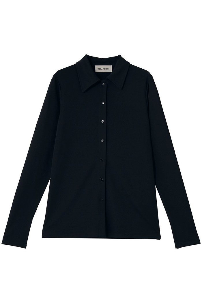 【デパリエ/DEPAREILLE】のトリアセテートジャージーシャツ インテリア・キッズ・メンズ・レディースファッション・服の通販 founy(ファウニー) https://founy.com/ ファッション Fashion レディースファッション Fashion for Women トップス・カットソー Cut & Sew Tops シャツ・ブラウス・オフィスカジュアル Elegant Blouses & Button-Ups スリーブ Sleeve, Long Sleeve / Short Sleeve デスク Desk, Work Desk フィット Fit, Slim Fit ロング Long, Long-Length ワーク Workwear, Utility Style エレガント 上品 Elegant 新作・新入荷 New Arrivals / New In |ID: prp329100004993064 ipo3291000000037395461