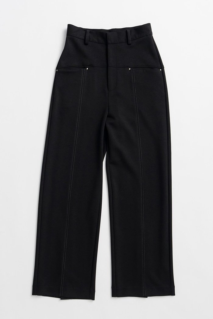 【プランク プロジェクト/PRANK PROJECT】のバックスリットスリムパンツ / Back Slit Slim Pants インテリア・キッズ・メンズ・レディースファッション・服の通販 founy(ファウニー) https://founy.com/ ファッション Fashion レディースファッション Fashion for Women パンツ Pants & Trousers バッグ Bags おすすめ Recommended / Our Picks ストレッチ Stretch, Stretchy Fabric スリット Slit, Slit Detail センター Center, Center Line ポケット Pocket, Pocket Detail 新作・新入荷 New Arrivals / New In |ID: prp329100004993065 ipo3291000000037395468