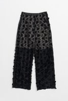 【プランク プロジェクト/PRANK PROJECT】のフラワーメッシュパンツ / Flower Mesh Pants 大人の最旬トレンドファッション&コーディネート founy(ファウニー) ファッション Fashion レディースファッション Fashion for Women パンツ Pants & Trousers シンプル Simple, Minimal ストレート Straight, Straight Cut フラワー Flower, Floral フリンジ Fringe, Tassel ボトム Bottoms, Lower Wear メッシュ Mesh, Net Fabric リラックス Relax, Relaxed Fit 夏 Summer 新作・新入荷 New Arrivals / New In |ID:prp329100004993067