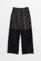 【プランク プロジェクト/PRANK PROJECT】のフラワーメッシュパンツ / Flower Mesh Pants BLK(ブラック)|ID: prp329100004993067 ipo3291000000037395483