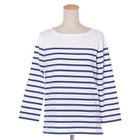 【ルミノア/Le minor】のカットソー 人気、トレンドファッション・服の通販 founy(ファニー) ファッション Fashion レディースファッション Fashion for Women トップス・カットソー Cut & Sew Tops カットソー・ベーシックTシャツ Cut-and-Sewn Tops / Stretch Tees & Basics カットソー Cut and Sewn Top シンプル Simple, Minimal デニム Denim, Jeans Material ボーダー Border, Stripe thumbnail ブラン×ロイ|ID: prp329100000019890 ipo3291000000036649914