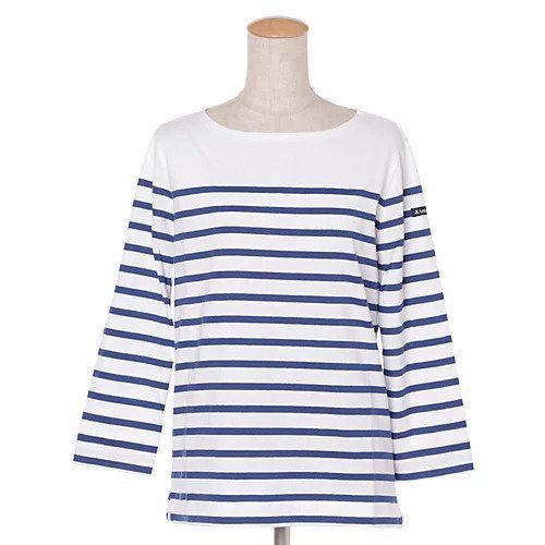 【ルミノア/Le minor】のカットソー インテリア・キッズ・メンズ・レディースファッション・服の通販 founy(ファニー) https://founy.com/ ファッション Fashion レディースファッション Fashion for Women トップス・カットソー Cut & Sew Tops カットソー・ベーシックTシャツ Cut-and-Sewn Tops / Stretch Tees & Basics カットソー Cut and Sewn Top シンプル Simple, Minimal デニム Denim, Jeans Material ボーダー Border, Stripe |ID: prp329100000019890 ipo3291000000037088639