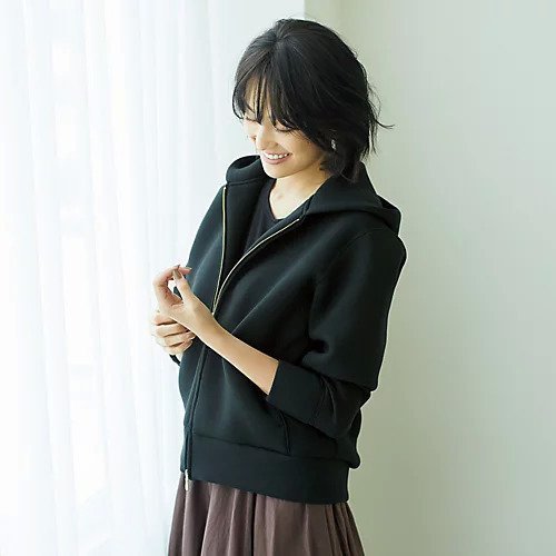 【イーバイエクラ/E by eclat】の大人のコクーンパーカ 人気、トレンドファッション・服の通販 founy(ファニー) 　ファッション　Fashion　レディースファッション　Fashion for Women　トップス・カットソー　Cut & Sew Tops　レディースパーカー・カジュアルフーディー　Casual Hoodies & Sweatshirts　5月号　May Issue　ベーシック　Basic, Essential　ボンディング　Bonding, Bonded Fabric　洗える　Machine Washable　other-2|ID: prp329100000023515 ipo3291000000035310978