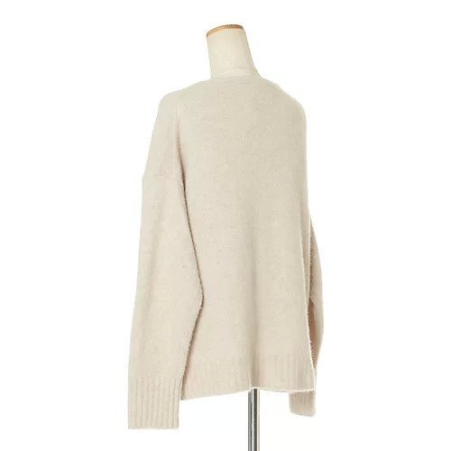 【エクラ/eclat】のフォックス混Vネックプルオーバー 人気、トレンドファッション・服の通販 founy(ファニー) 　ファッション　Fashion　レディースファッション　Fashion for Women　トップス・カットソー　Cut & Sew Tops　カジュアルプルオーバー・ニットトップス　Pullovers & Knit Tops / Casual Pullovers　Vネックトップス　V-Neck Tops / V-Cut Neckline Shirts　セットアップ　Set-Up, Coordinated Outfit　フェミニン　Feminine, Girly　フォックス　Fox, Fox Fur　リラックス　Relax, Relaxed Fit　エレガント 上品　Elegant　別注　Limited Edition, Custom Order　other-3|ID: prp329100000025422 ipo3291000000031305416