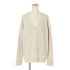 【エクラ/eclat】のフォックス混Vネックプルオーバー 人気、トレンドファッション・服の通販 founy(ファニー) ファッション Fashion レディースファッション Fashion for Women トップス・カットソー Cut & Sew Tops カジュアルプルオーバー・ニットトップス Pullovers & Knit Tops / Casual Pullovers Vネックトップス V-Neck Tops / V-Cut Neckline Shirts セットアップ Set-Up, Coordinated Outfit フェミニン Feminine, Girly フォックス Fox, Fox Fur リラックス Relax, Relaxed Fit エレガント 上品 Elegant 別注 Limited Edition, Custom Order thumbnail ライトベージュ(ミルクティベージュ)|ID: prp329100000025422 ipo3291000000036687354