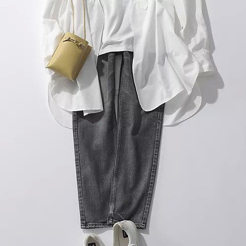 【アッパー ハイツ/upper hights】のTHE LIPSTICK ストレートデニム(グレージュ系) 人気、トレンドファッション・服の通販 founy(ファニー) 　ファッション　Fashion　レディースファッション　Fashion for Women　ストレート　Straight, Straight Cut　デニム　Denim, Jeans Material　洗える　Machine Washable　other-3|ID: prp329100000028000 ipo3291000000031306617