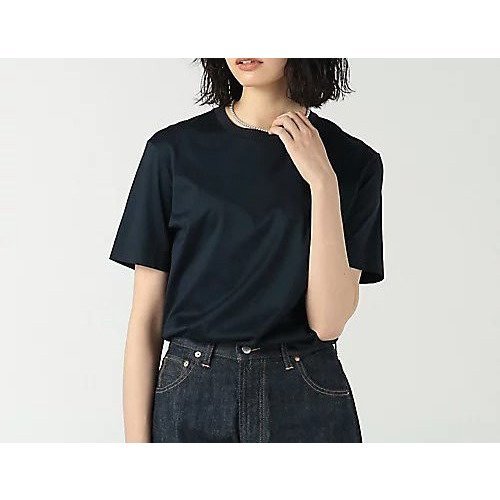 【スローン/SLOANE】のコットンTシャツ 人気、トレンドファッション・服の通販 founy(ファニー) 　ファッション　Fashion　レディースファッション　WOMEN　トップス・カットソー　Tops/Tshirt　シャツ/ブラウス　Shirts/Blouses　ロング / Tシャツ　T-Shirts　なめらか　Smooth　シンプル　Simple　バランス　Balance　ボトム　Bottom　マキシ　Maxi　エレガント 上品　Elegant　洗える　Washable　 other-1|ID: prp329100000028019 ipo3291000000021970860