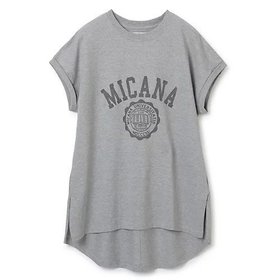 【マイカーナ/MICANA】 【AMERICANA】 【MICA&DEAL】カレッジロゴTシャツ人気、トレンドファッション・服の通販 founy(ファニー) ファッション Fashion レディースファッション WOMEN トップス・カットソー Tops/Tshirt シャツ/ブラウス Shirts/Blouses ロング / Tシャツ T-Shirts スリット Slit 洗える Washable |ID:prp329100000030917