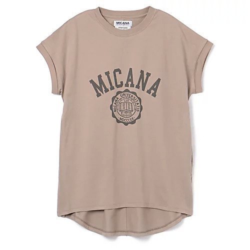 【マイカーナ/MICANA】の【AMERICANA】 【MICA&DEAL】カレッジロゴTシャツ インテリア・キッズ・メンズ・レディースファッション・服の通販 founy(ファニー) ファッション Fashion レディースファッション Fashion for Women トップス・カットソー Cut & Sew Tops シャツ・ブラウス・オフィスカジュアル Elegant Blouses & Button-Ups ロングTシャツ・Tシャツ Longline T-Shirts & Tees スリット Slit, Slit Detail 洗える Machine Washable COFFEE|ID: prp329100000030917 ipo3291000000035414352