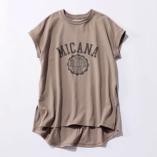 【マイカーナ/MICANA】の【AMERICANA】 【MICA&DEAL】カレッジロゴTシャツ 人気、トレンドファッション・服の通販 founy(ファニー) ファッション Fashion レディースファッション Fashion for Women トップス・カットソー Cut & Sew Tops シャツ・ブラウス・オフィスカジュアル Elegant Blouses & Button-Ups ロングTシャツ・Tシャツ Longline T-Shirts & Tees スリット Slit, Slit Detail 洗える Machine Washable other-2|ID: prp329100000030917 ipo3291000000035414360