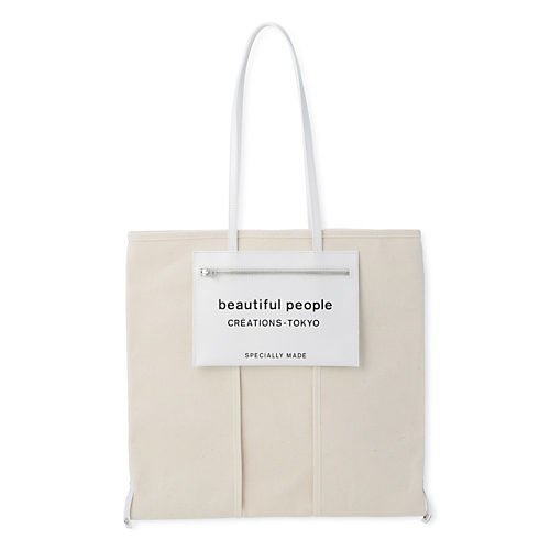 【ビューティフル ピープル/beautiful people】のlining logo pocket tote bag インテリア・キッズ・メンズ・レディースファッション・服の通販 founy(ファニー) https://founy.com/ ファッション Fashion レディースファッション WOMEN バッグ Bag 2022年 2022 2022-2023秋冬・A/W Aw/Autumn/Winter//Fw/Fall-Winter/2022-2023 フォルム Form ポケット Pocket |ID: prp329100000035633 ipo3291000000026832860