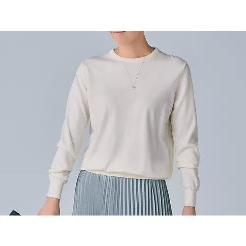 【スローン/SLOANE】の30G メリノウール天竺スーパーハイゲージ クルーネック 人気、トレンドファッション・服の通販 founy(ファニー) 　ファッション　Fashion　レディースファッション　Fashion for Women　ドレープ　Drape, Draping Fabric　other-3|ID: prp329100000040359 ipo3291000000035912635