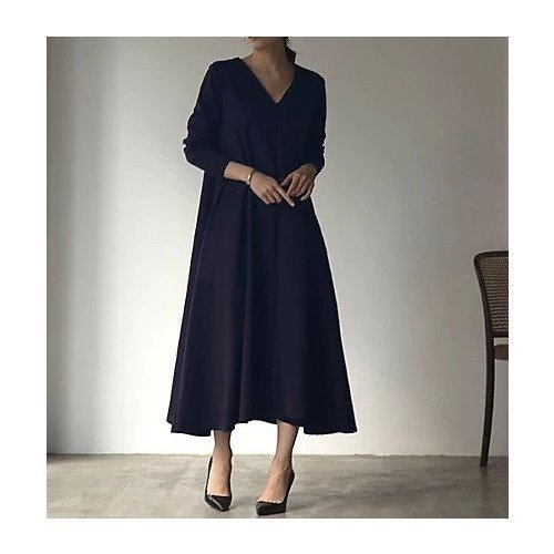 【マージュール/marjour】のPONTE DRESS インテリア・キッズ・メンズ・レディースファッション・服の通販 founy(ファニー) 　ファッション　Fashion　レディースファッション　WOMEN　ワンピース　Dress　ドレス　Party Dresses　アクセサリー　Accessories　インナー　Inner　くるぶし　Ankle　カットソー　Cut And Sew　シアー　Sheer　ショート　Short　スニーカー　Sneakers　タイツ　Tights　タートル　Turtle　バランス　Balance　おすすめ　Recommend　NAVY|ID: prp329100000051813 ipo3291000000022682534