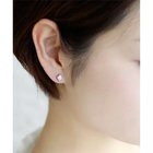 【コレカラ/collecala】のループフィット・スクエアビジューのイヤリング シルバー|ID: prp329100000174145 ipo3291000000031754300