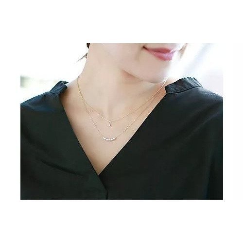 【コレカラ/collecala】の小粒パールとストーンの2連ネックレス 人気、トレンドファッション・服の通販 founy(ファニー) 　ファッション　Fashion　レディースファッション　Fashion for Women　ジュエリー　Jewelry　ネックレス　Necklaces & Pendants　イヤリング　Earrings　ストーン　Stone, Gem-Like　ドレス　Dress, One-Piece　ネックレス　Necklace, Pendant Necklace　パール　Pearl, Pearl Accent　エレガント 上品　Elegant　other-2|ID: prp329100000174435 ipo3291000000032573599