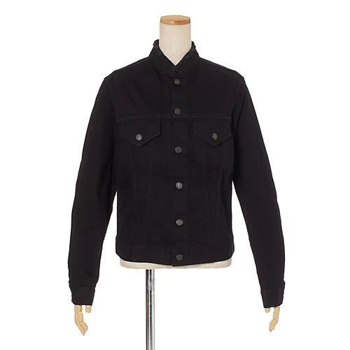 【サイ ベーシックス/SCYE BASICS】のブラックデニムジャケット インテリア・キッズ・メンズ・レディースファッション・服の通販 founy(ファニー) https://founy.com/ ファッション Fashion レディースファッション WOMEN アウター Coat Outerwear ジャケット Jackets デニムジャケット Denim Jackets インディゴ Indigo カットオフ Cut Off クール Cool ジャケット Jacket スタンド Stand ストレッチ Stretch デニム Denim フェミニン Feminine ロング Long 別注 Special Order |ID: prp329100000179029 ipo3291000000030972336