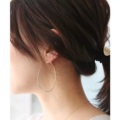 【コレカラ/collecala】の大きめドロップフープピアス インテリア・キッズ・メンズ・レディースファッション・服の通販 founy(ファニー) https://founy.com/ ファッション Fashion レディースファッション Fashion for Women おすすめ Recommended / Our Picks |ID: prp329100000205622 ipo3291000000034103179