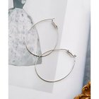 【コレカラ/collecala】の大きめドロップフープピアス シルバー|ID: prp329100000205622 ipo3291000000034103184