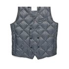 【ノーリーズ グッドマン/NOLLEY'S goodman / MEN】の【TAION/タイオン】TAION CITY LINE SNAP BUTTON W DOWN GILET TAION-003CW チャコールグレー|ID: prp329100000223366 ipo3291000000029583173