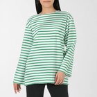 【シンゾーン/Shinzone】のマリンボーダーTシャツ 人気、トレンドファッション・服の通販 founy(ファニー) ファッション Fashion レディースファッション Fashion for Women トップス・カットソー Cut & Sew Tops シャツ・ブラウス・オフィスカジュアル Elegant Blouses & Button-Ups ロングTシャツ・Tシャツ Longline T-Shirts & Tees インナー Innerwear ジャケット Jacket, Outerwear フィット Fit, Slim Fit フォルム Silhouette, Form ボーダー Border, Stripe 夏 Summer 定番 Standard, Basic Item thumbnail グリーン|ID: prp329100000248255 ipo3291000000036025502