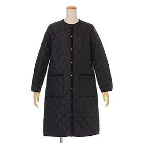 【トラディショナル ウェザーウェア/TWW / Traditional Weatherwear】のノーカラーキルティングコート「アークリー ロング」 人気、トレンドファッション・服の通販 founy(ファニー) ファッション Fashion レディースファッション WOMEN アウター Coat Outerwear コート Coats キルティング Quilting コンパクト Compact コーデュロイ Corduroy スマート Smart パイピング Piping ロング Long 別注 Special Order |ID:prp329100000290471